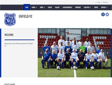 Tablet Screenshot of enfieldfc.co.uk